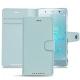 Sony Xperia XZ2 Premium leather case - Bleu Ciel PU
