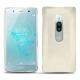 Sony Xperia XZ2 Premium leather cover - Blanc (  Nappa - White ) 