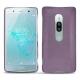 Coque cuir Sony Xperia XZ2 Premium - Lilas ( Nappa - Pantone 2645U ) 