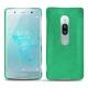 Sony Xperia XZ2 Premium leather cover - Menthe vintage ( Pantone 562C ) 