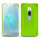Coque cuir Sony Xperia XZ2 Premium - Vert fluo