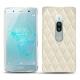 Custodia in pelle Sony Xperia XZ2 Premium - Blanc escumo - Couture