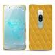 Custodia in pelle Sony Xperia XZ2 Premium - Jaune soulèu - Couture