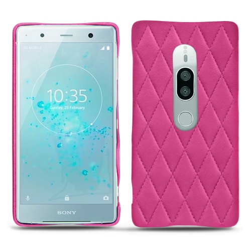Lederschutzhülle Sony Xperia XZ2 PremiumRose BB - Couture ( Pantone #DB599F )