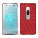 Custodia in pelle Sony Xperia XZ2 Premium - Rouge troupelenc - Couture