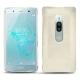 Custodia in pelle Sony Xperia XZ2 Premium - Blanc escumo