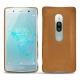 Capa em pele Sony Xperia XZ2 Premium - Castan esparciate