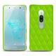 Lederschutzhülle Sony Xperia XZ2 Premium - Vert fluo - Couture