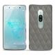 Funda de piel Sony Xperia XZ2 Premium - Acier vintage - Couture