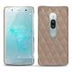 Sony Xperia XZ2 Premium leather cover - Taupe vintage - Couture