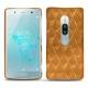 Lederschutzhülle Sony Xperia XZ2 Premium - Or Maïa - Couture