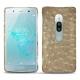 Sony Xperia XZ2 Premium leather cover - Autruche desert