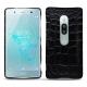 Custodia in pelle Sony Xperia XZ2 Premium - Crocodile nero