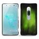 Coque cuir Sony Xperia XZ2 Premium - Vert Patine