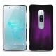 Lederschutzhülle Sony Xperia XZ2 Premium - Violet Patine