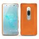 Funda de piel Sony Xperia XZ2 Premium - Orange PU