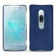 Custodia in pelle Sony Xperia XZ2 Premium - Bleu frisson