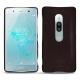 Sony Xperia XZ2 Premium leather cover - Marron envoûtant