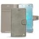 Funda de piel Sony Xperia XZ2 Premium - Acier vintage ( Pantone 403C ) 