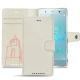 Custodia in pelle Sony Xperia XZ2 Premium - Blanc escumo