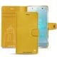 Sony Xperia XZ2 Premium leather case - Jaune soulèu