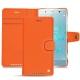 Custodia in pelle Sony Xperia XZ2 Premium - Orange fluo