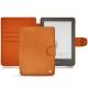 Lederschutzhülle Kobo Clara HD - Mandarine vintage ( Pantone 165C ) 