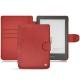 Kobo Clara HD leather case - Cerise vintage ( Pantone 185C ) 