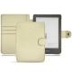 Kobo Clara HD leather case - Ivoire ( Sleek P C12 - White ) 