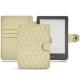 レザーケース Kobo Clara HD - Beige - Couture ( Nappa - Pantone 7502C ) 