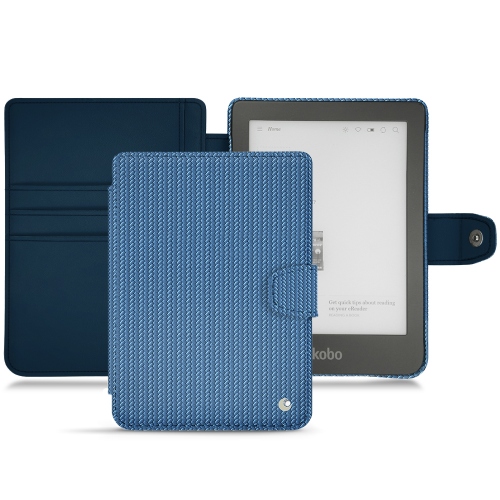 Capa em pele Kobo Clara HDAbaca ishia ( Pantone #395775 ) 