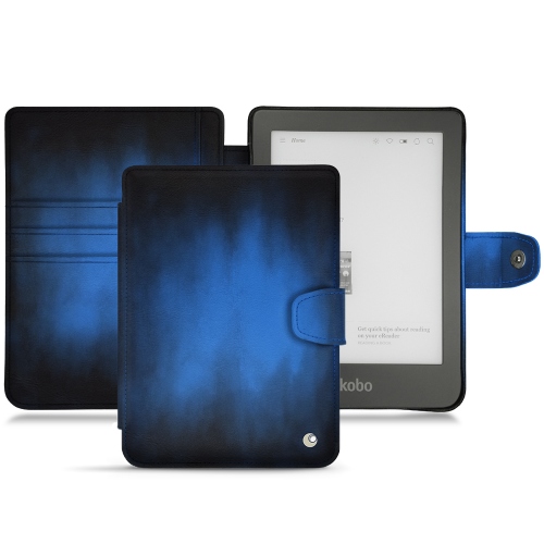 Housse cuir Kobo Clara HDBleu Patine