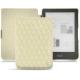 Lederschutzhülle Kobo Clara HD - Ivoire - Couture ( Sleek P C12 - White ) 