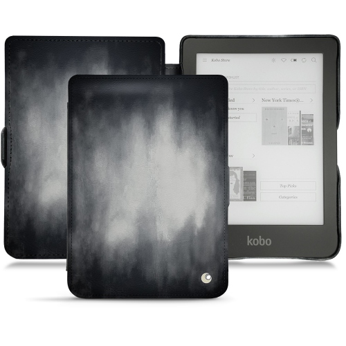 Housse cuir Kobo Clara HDGris Patine