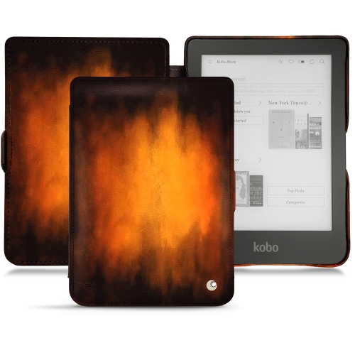 Custodia in pelle Kobo Clara HDFauve Patine