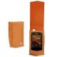 Housse cuir Cowon Plenue V - Mandarine vintage ( Pantone 165C ) 