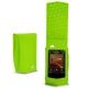 Cowon Plenue V leather case - Vert fluo