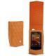 Cowon Plenue V leather case - Mandarine vintage - Couture