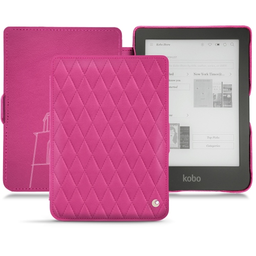 Capa em pele Kobo Clara HDRose BB - Couture ( Pantone #DB599F )