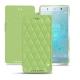 Custodia in pelle Sony Xperia XZ2 Premium - Vert olive - Couture ( Nappa - Pantone 578U ) 