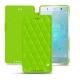 Sony Xperia XZ2 Premium leather case - Vert fluo - Couture
