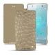 Custodia in pelle Sony Xperia XZ2 Premium - Autruche desert