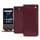 Blackberry Key2 leather case - Lie de vin ( Pantone 5115C ) 