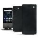 Funda de piel Blackberry Key2 - Dark vintage ( Roughtcut - Black#5256 ) 