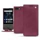 Housse cuir Blackberry Key2 - Prune vintage ( Pantone 512C ) 