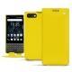 Blackberry Key2 leather case - Jaune fluo