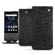 Blackberry Key2 leather case - Autruche nero