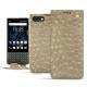 Blackberry Key2 leather case - Autruche desert
