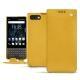 Blackberry Key2 leather case - Jaune soulèu