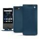 Custodia in pelle Blackberry Key2 - Blu mediterran